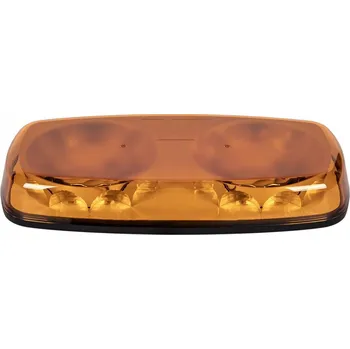 Pracovní světlo LED výstražná oranžová rampa homologovaná 305 x 158 x 45 mm 38W R10 R65 magnet