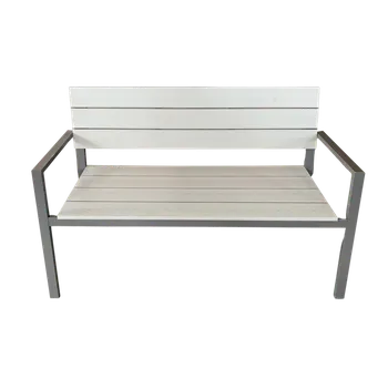 Zahradní lavice Zahradní lavička Kessie 118 cm šedá