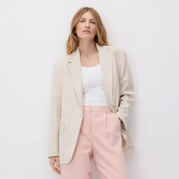 Dámské sako Reserved - Jednořadý blejzr s příměsí viskózy - vícebarevná - 553KK-MLC - 553KK-MLC-M