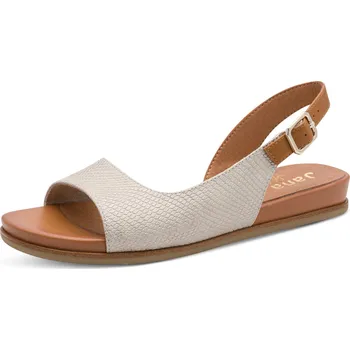 Dámská zimní obuv DÁMSKÉ SANDÁLY JANA 8-28160-42 960 ZLATÁ Barva: ZLATÁ, Velikost: 38