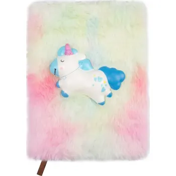 Blok ALBI 3D plyšový blok - Jednorožec