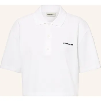 Dámská košile Carhartt Wip Dámská Piqué Polokošile, bílá / černá, 40