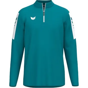 Chlapecká mikina ERIMA INTRO MIKINA 1/2 ZIP - DĚTSKÁ - Petrolejová - velikost 152