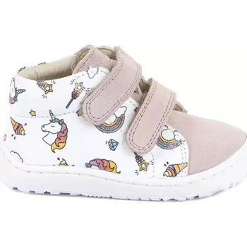 Dětská móda Barefoot celoroční boty Froddo First step white+ 24