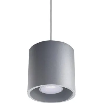 Žárovka Lustr na lanku ORBIS 1 1xGU10/40W/230V šedá