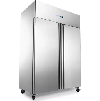 Maxima Lednice - 1400 l - 6 nastavitelných polic (2/1 GN) - na kolečkách - nerezová ocel | 09400020