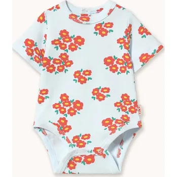 Kojenecký body Kojenecké body Tinycottons BLOSSOMS RIB BODY SS26.093 bílá 00X, vel. 92