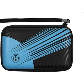 Pouzdro na šipky Harrows Blaze Fire Pro 6, černé, aqua