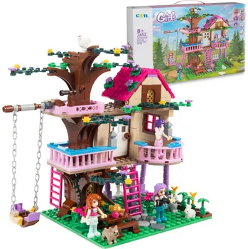 ostatní stavebnice Lebula Stavební kostky sada 504 dílků domek na stromě