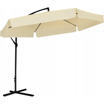 Stínicí technika Zahradní slunečník s ochranným obalem BANANA 300 cm béžový
