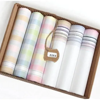 ETEX Dámské látkové kapesníky v dárkové krabičce 1 - 6 kusů