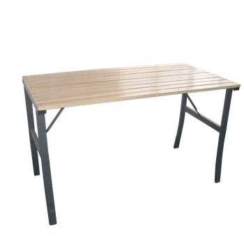 Zahradní stůl Zahradní dřevěný stůl GARDEN WOOD hnědý