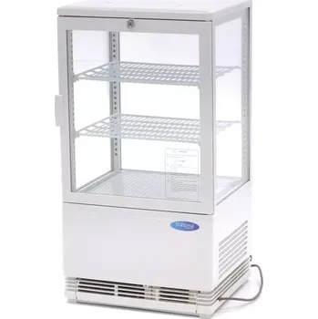 Vařič Maxima Lednice s vitrínou 43 cm - 58 l - bílá | 09400800