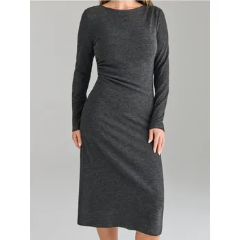 Dámské šaty Sinsay - Midi pletené šaty - šedá - 457BE-90X - 457BE-90X-XXS-1