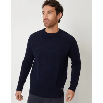 Pánský svetr Svetr Threadbare Navy 3467144 Medium