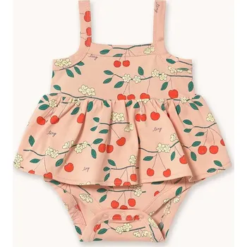 Kojenecký body Bavlněné kojenecké body Tinycottons CHERRY TREES BODY SS26.016 růžová 03X, vel. 86