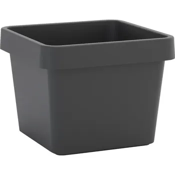 Květináč Geli Viva Square Květináč, 39 × 39 × 30,5 cm, plast, antracit&nbsp;67004038