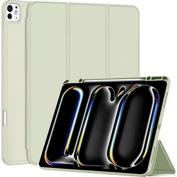 Techsuit - Flex Trifold (s držákem na tužku) - iPad Pro 13 (2025) - Matcha Green