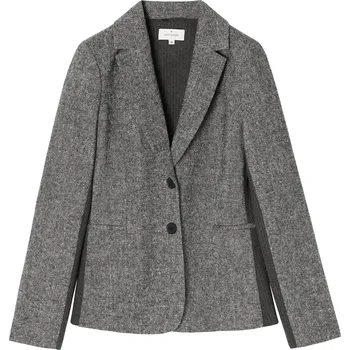 Dámské sako Tatuum DÁMSKÉ KRÁTKÉ SAKO Z PLÁTNA A ÚPLETU RIBO