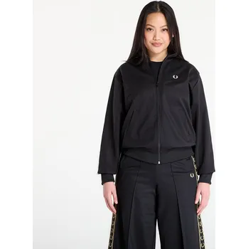 Pánská mikina Mikina FRED PERRY Taped Track Jacket Black 40