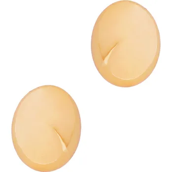 Náušnice Tatuum OVÁLNÉ NÁUŠNICE ZLATÉ BARVY - NELLY