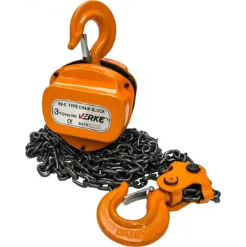 Sada nářadí Řetězový zvedák 3T x 3M VERKE V87267