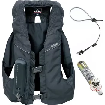 Moto vesta HIT-AIR MLV 2 AIRBAG VESTA na motorku ČERNÁ, velikost LARGE (XL-3XL)