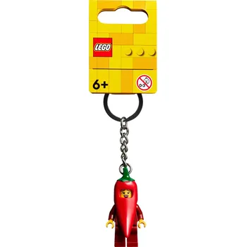 LEGO® Minifigurky 854234 Přívěsek na klíče – Dívka v kostýmu chilli papričky