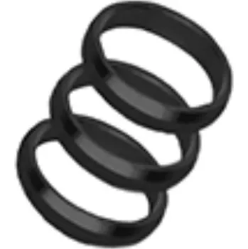 Kroužky na násadky Harrows Supergrip, černé