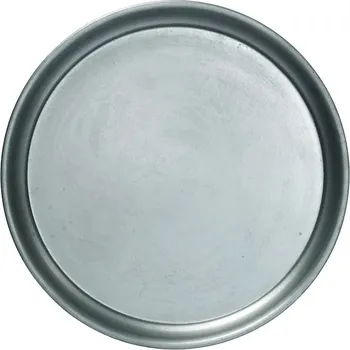 Madam Stoltz tác dekorativní z leštěného kovu 30 x 2,5 cm 37549Z šedá 09X