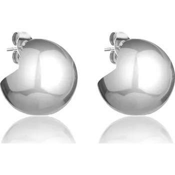 Náušnice Marc Malone Ocelové náušnice Carter Silver Earrings MCE24036S + 2 měsíce na vrácení zboží