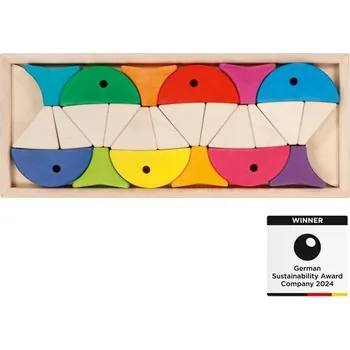 ostatní stavebnice GOKI - Stavební kostky rybičky