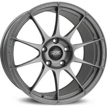 Auto-moto Alu disk OZ ATELIER FORGED SUPERFORGIATA 8.5x19, 5x112, 66.6, ET45 GRIGIO CORSA CON SCRITTE DI FRESATURA
