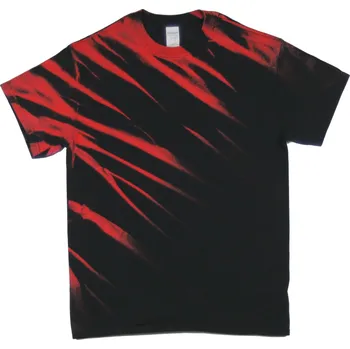 Pánské tričko Tričko unisex The Mountain graffiti design Eclipse - černé-červené, L