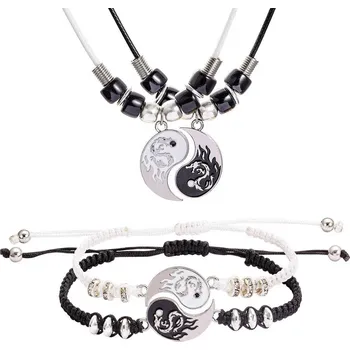 Náramek Predator Q1 Sada Yin Yang - Řetízky a náramky s přívěsky (4 kusy)