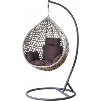 Křeslo Chomik Závěsné křeslo NESTIO S s poduškou | šedá / šedá