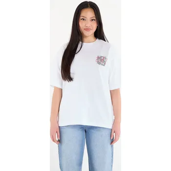 Dámské oblečení Tričko EA7 Emporio Armani Train Logo Series W Tee Ss Ext White L