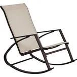 Zahradní houpací křeslo SILAS hnědé