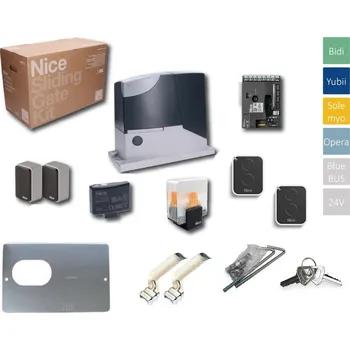 Pohon brány ROBUS1000 BDKIT - sada RB1000 pro posuvné brány do 1000kg s fotobuňkami