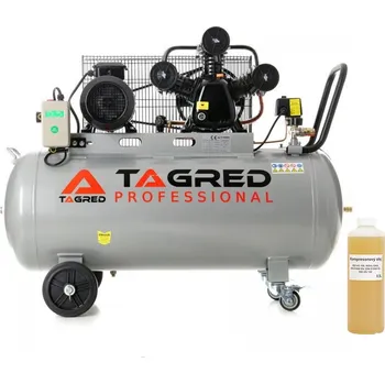 Kompresor TAGRED SETTA309BM AKČNÍ SET , Olejový kompresor 200l, třípístový, 400V, s příslušenstvím