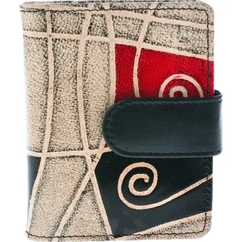 Obal na doklad Dámské kožené pouzdro na karty Nivasaža N160-SNT-MGB barevné