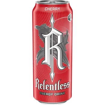 Energetický nápoj Relentless Cherry 500ml 1£