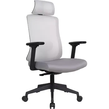 Kancelářské křeslo, šedá/černá, ROSANO