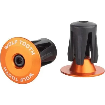 grip WOLF TOOTH koncovky BARPLUG aluminium/oranžová
