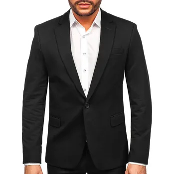 Černé pánské elegantní sako Bolf 1652A - XL/54