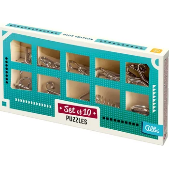 Hračka Set of 10 Puzzles - Blue Edition