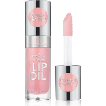 Přípravek na rty essence Hydra Kiss hydratační olej na rty odstín 10 Sugar Sparkle 4 ml
