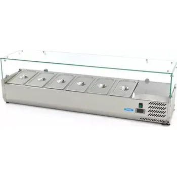 Kuchyňský gril Maxima Chladící nástavba 150 cm - vhodná pro 6 x 1/3 GN | 09400326