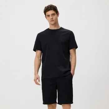 Reserved - Bavlněné kraťasy chino - černý - YW485-99X - YW485-99X-S