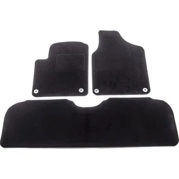 Autodoplněk ACI textilní koberce pro FORD Galaxy 95-00 černé (pro kulaté příchytky) (5 sedadel sada 3 ks)